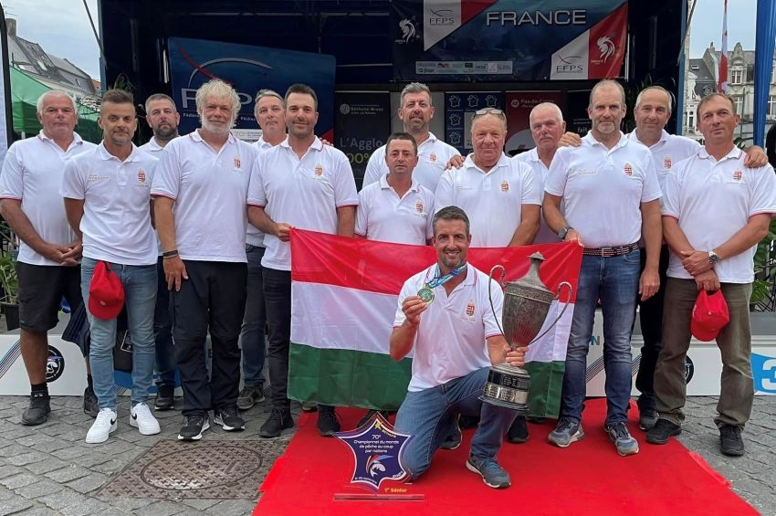 Fourth place in the team, Laszlo Celaj wins as an individual in the Fishing Nations Championship – in pictures