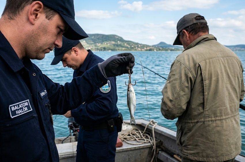 Négy bottal horgászott a Balatonon, és még a csalihalszabályt is megsértette