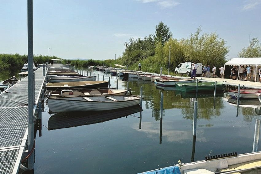 Átadták Balatonudvari megújult, 75 férőhelyes csónakkikötőjét – videóval