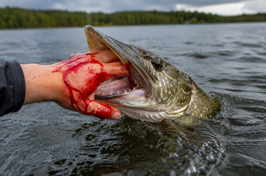 Vérfürdő lett a csukás catch and release-ből
