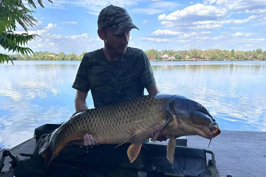 210 percig fárasztottak egy 29 kilós pontyot Ludányhalásziban – fotókkal