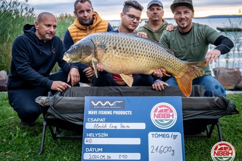 Az Almádi Carp Team vezeti az NBBH-t két nap után – fotókkal, videóval