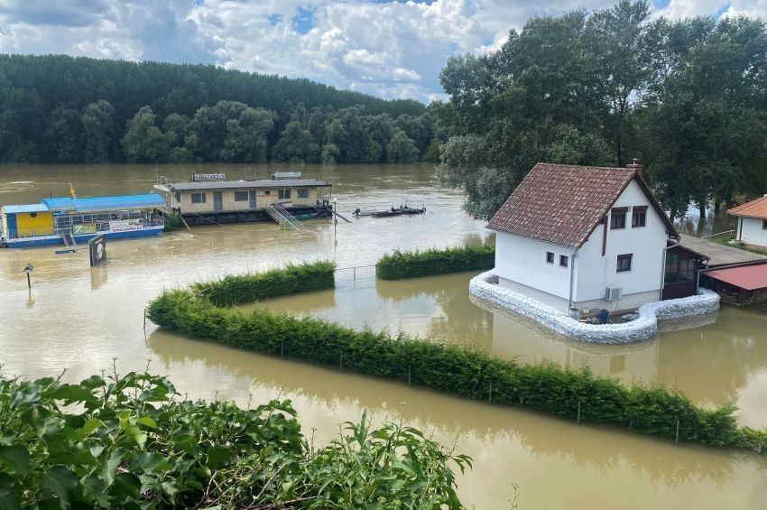 A valaha mért legmagasabb vízszint is elképzelhető a Lajtán és a Rábán