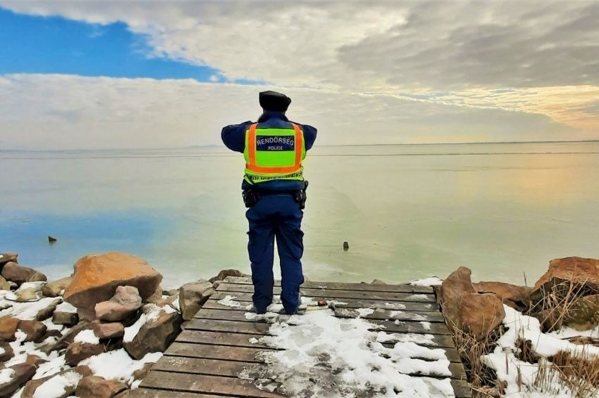 Biztonságos a jégvastagság a Balaton szinte teljes partszakaszán 