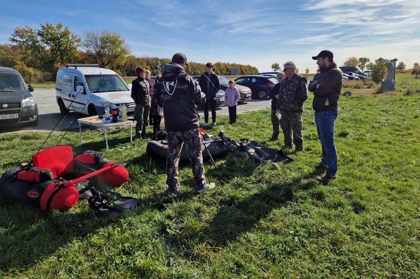 Belly boat-bemutatót tartottak az Abért-tavon – fotókkal