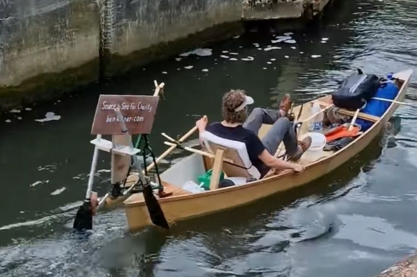 Bemutatjuk a lábbal hajtott rásegítéses csónakot – videó