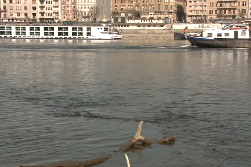 Ilyen még sosem történt: márciusban bukkant elő a Dunából az Ínség-szikla – videóval