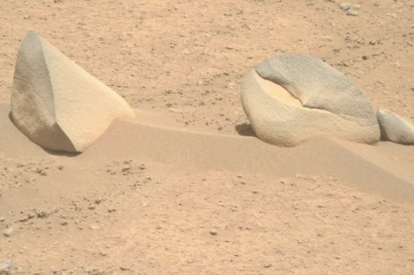 Cápauszonyt és rákollót fotóztak a Marson