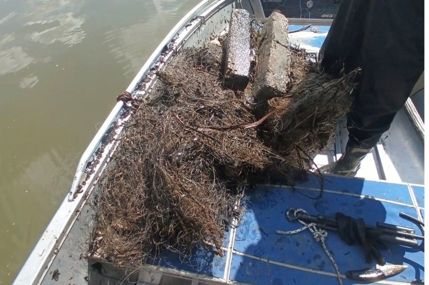 Százméteres nyakzó halót találtak a Tisza magyar-szerb határszakaszán – fotókkal