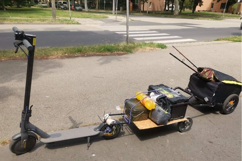 Rolleres „horrorkaravánnal” indult horgászni egy tinédzser Nagykanizsán 