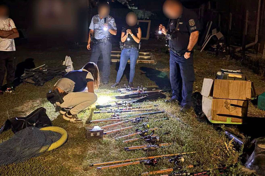 Felszámolták a horgászokat is fosztogató tolvajbandát a ráckevei rendőrök – fotókkal