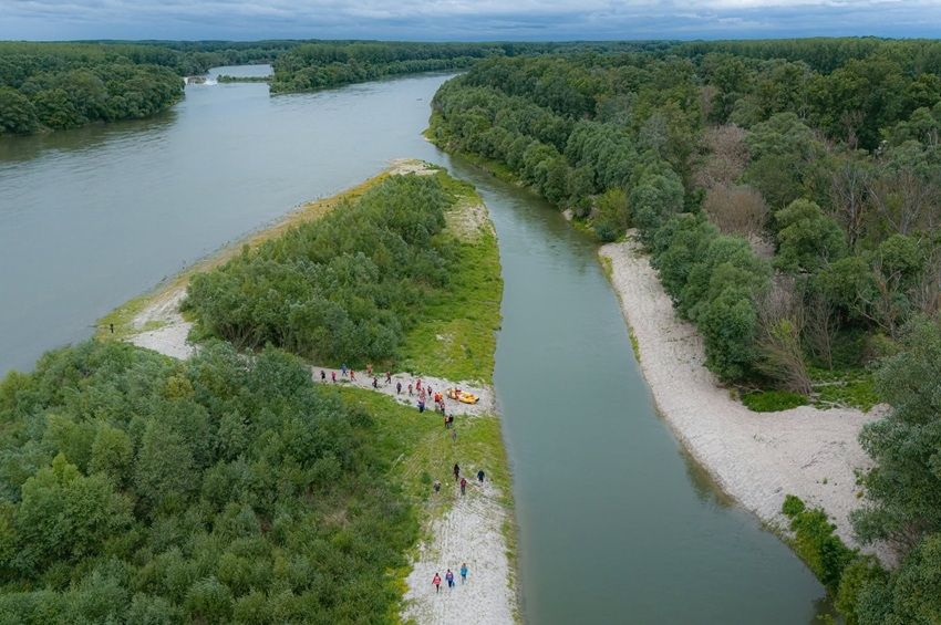 Új sziget jött létre a Dunán Bősnél – fotókkal, videóval 