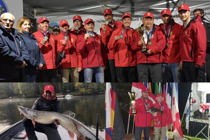 Magyar bronzérem és kapitális csuka a csónakos pergető világbajnokságon 