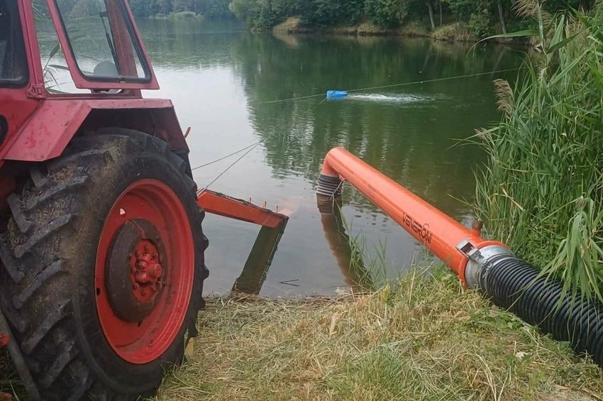 Százezer köbméter vizet vezetnek át a Mizserfai-tározóból a Maconkai-tározóba